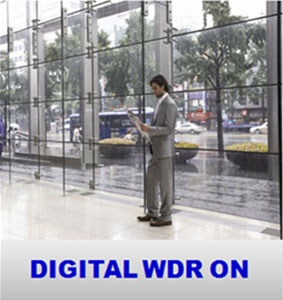 IP kamera, beépített WDR-el